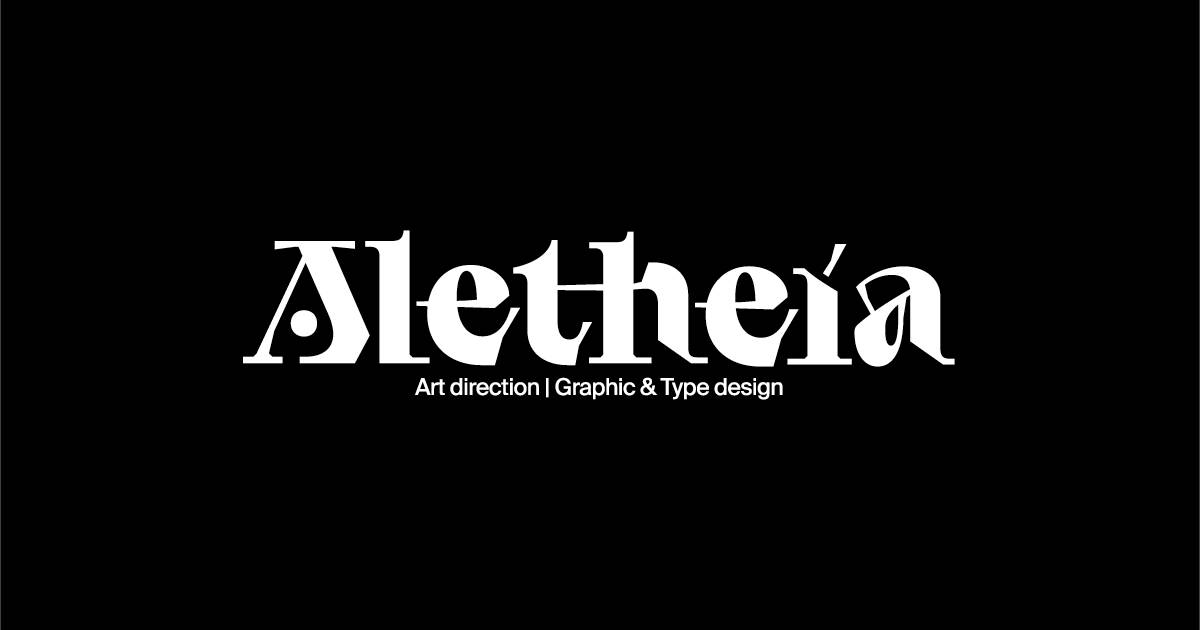 Aletheia – Art direction | Graphic & Type design